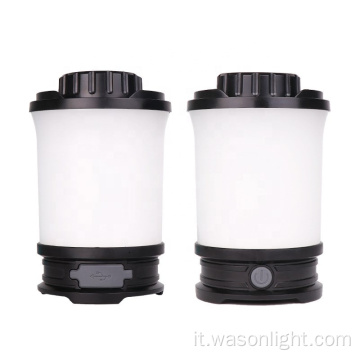 Wason Elevato luminosità Irradiazione Risparmio energetico Emergenza Emergenza Portable Camping Light Hurricane LED Lantern ricaricabile